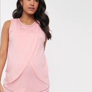 Maternity to nursing tank top